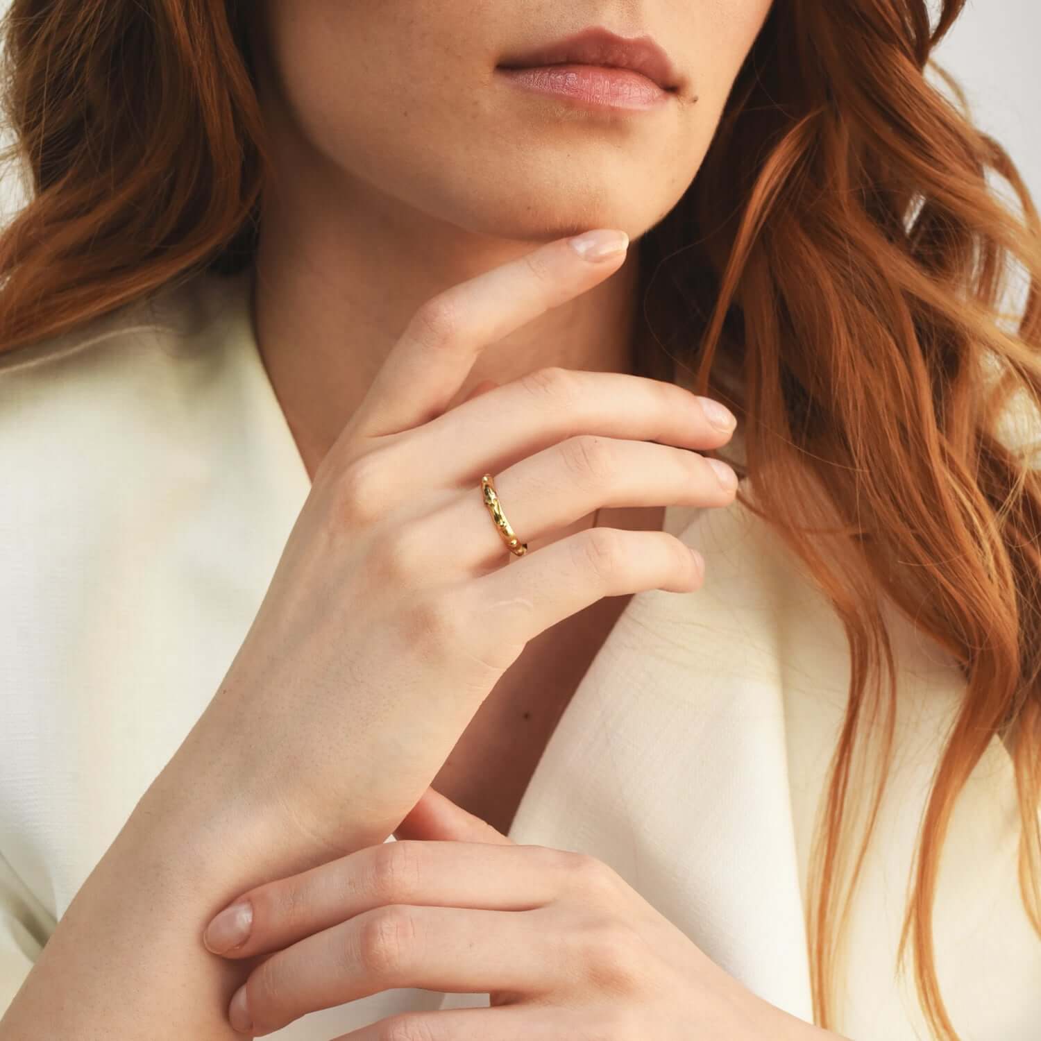 ROSARY RING - GOLD - Image 2