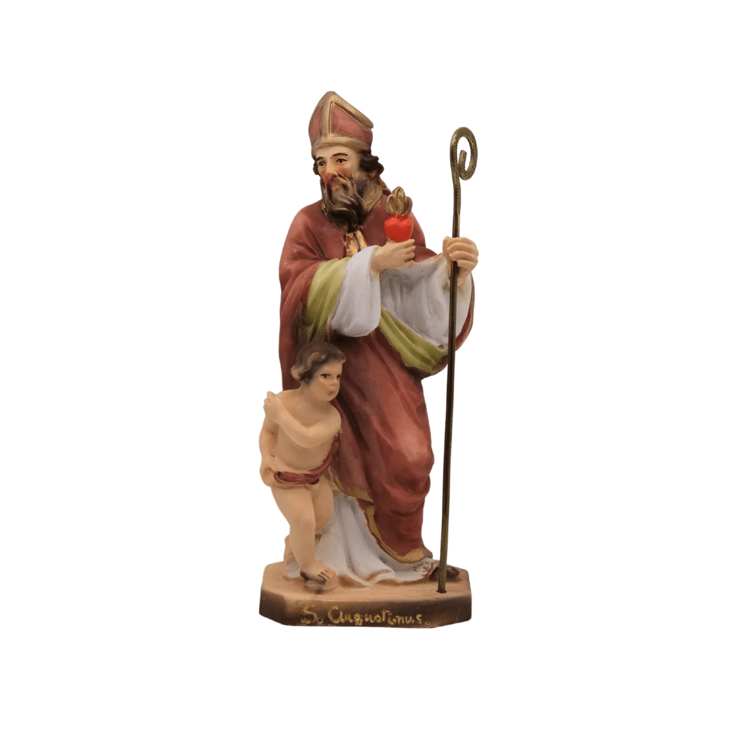 SAINT AUGUSTINE - RESIN - STATUE
