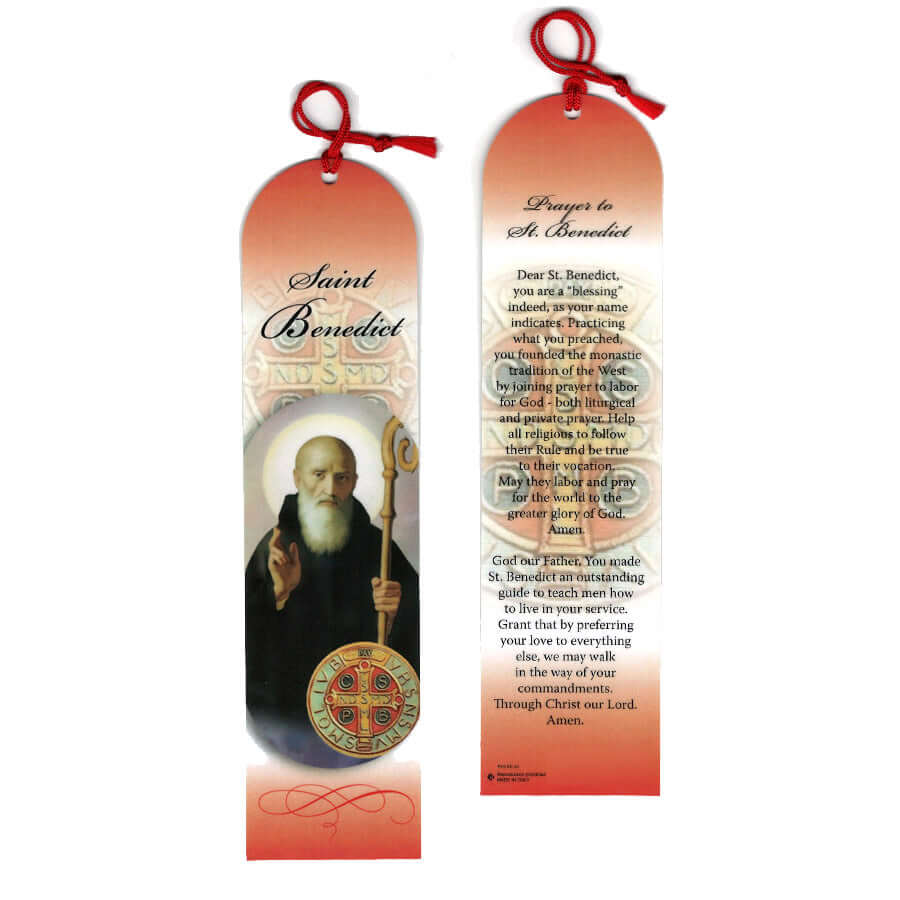 SAINT BENEDICT - BOOKMARK