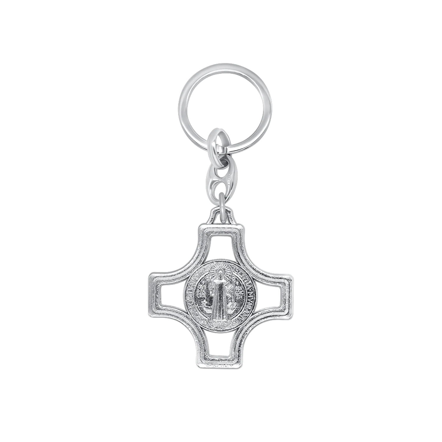 SAINT BENEDICT - METAL KEYRING