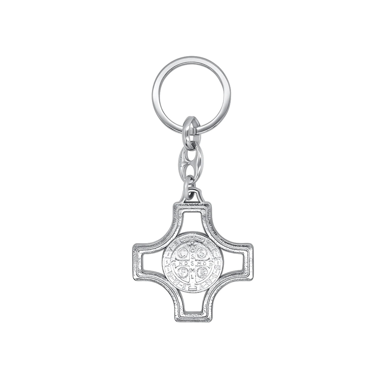 SAINT BENEDICT - METAL KEYRING - Image 2