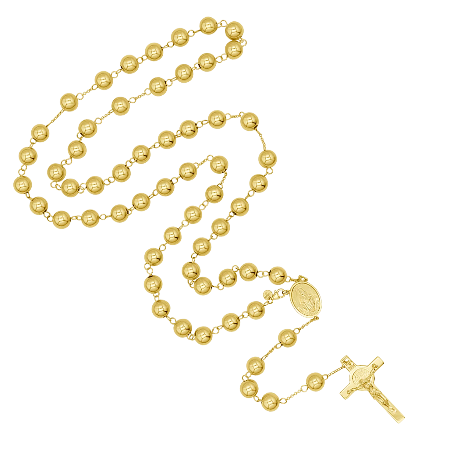 SAINT BENEDICT - ROSARY - GOLD