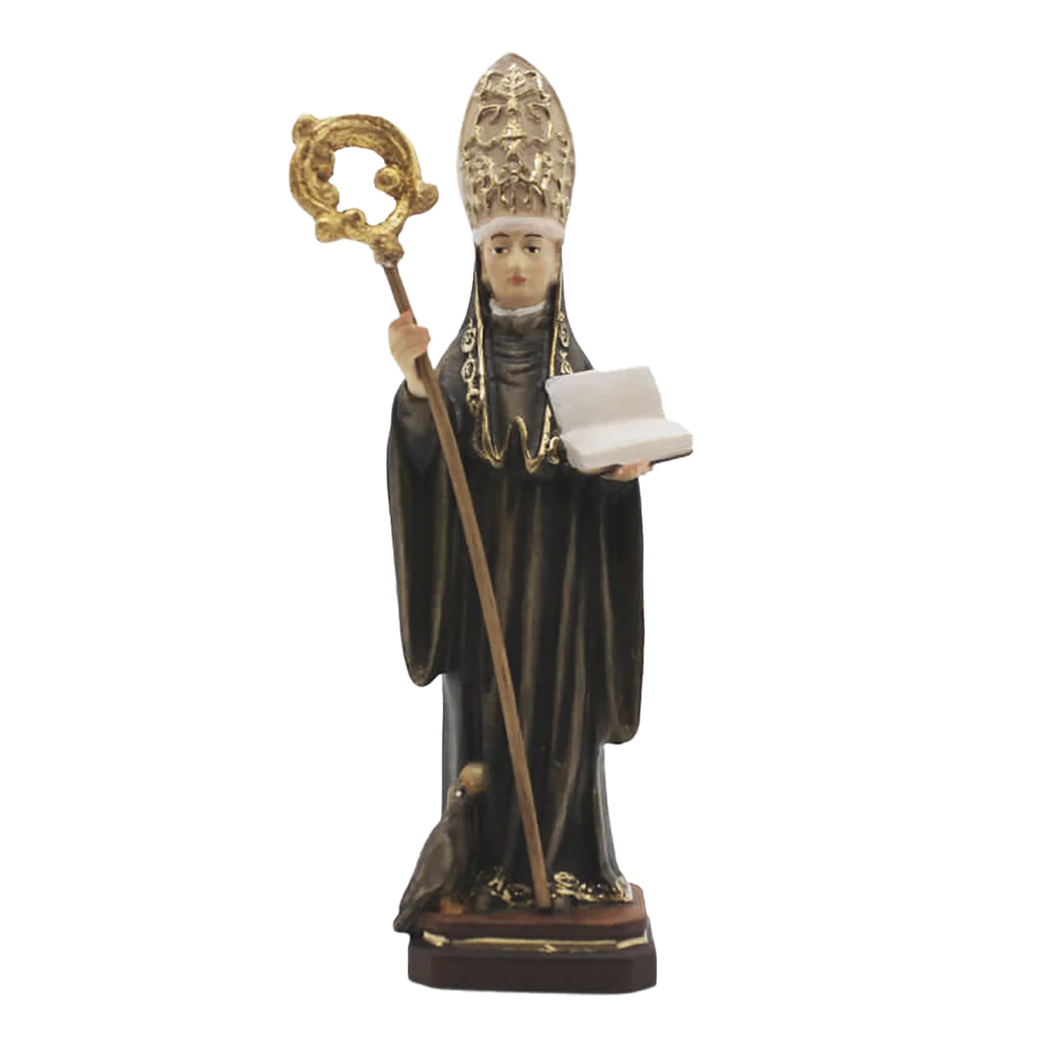SAINT BENEDICT - STATUE - WOOD