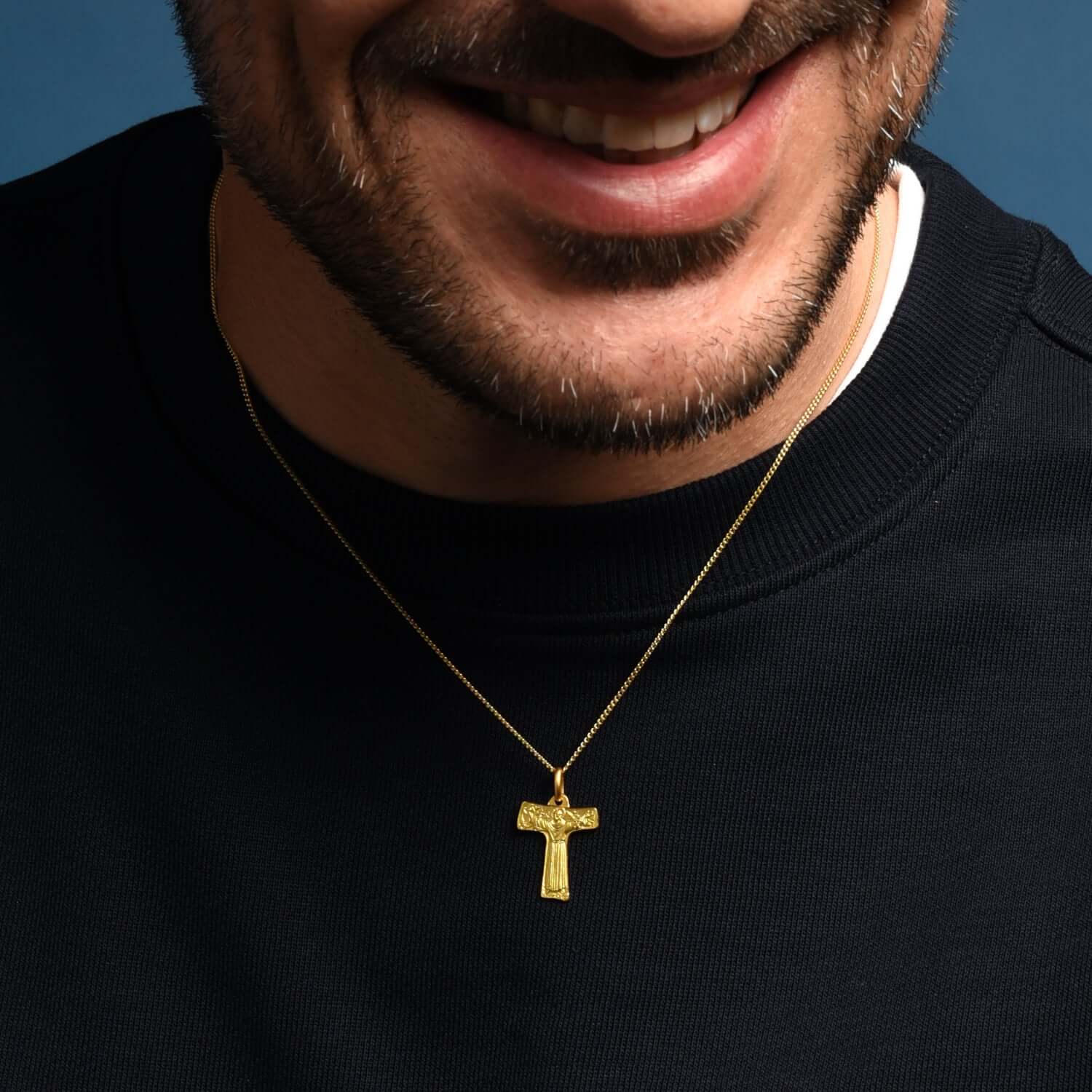 SAINT FRANCIS - TAU CROSS - GOLD - Image 2