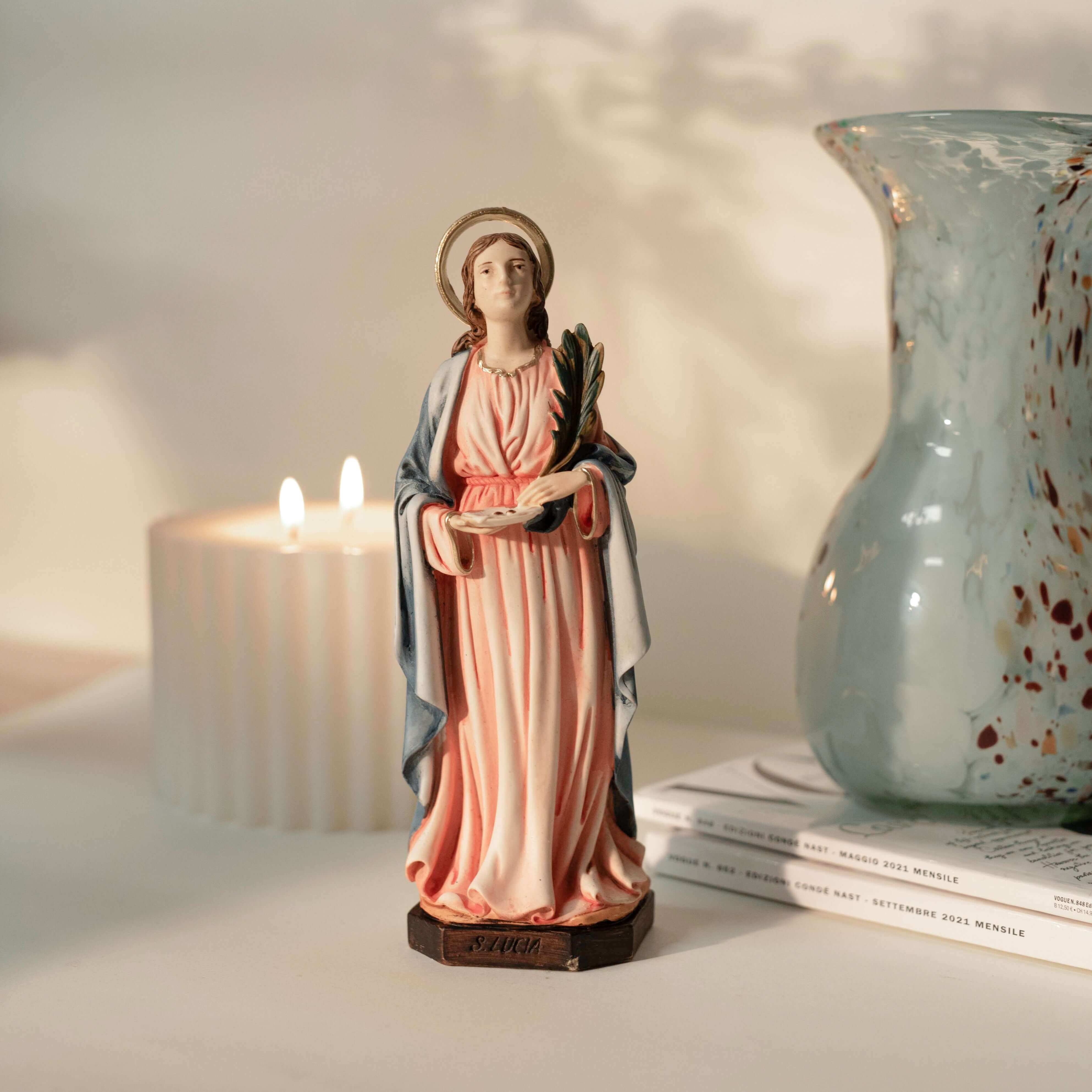 SAINT LUCY - STATUE - RESIN - Image 2