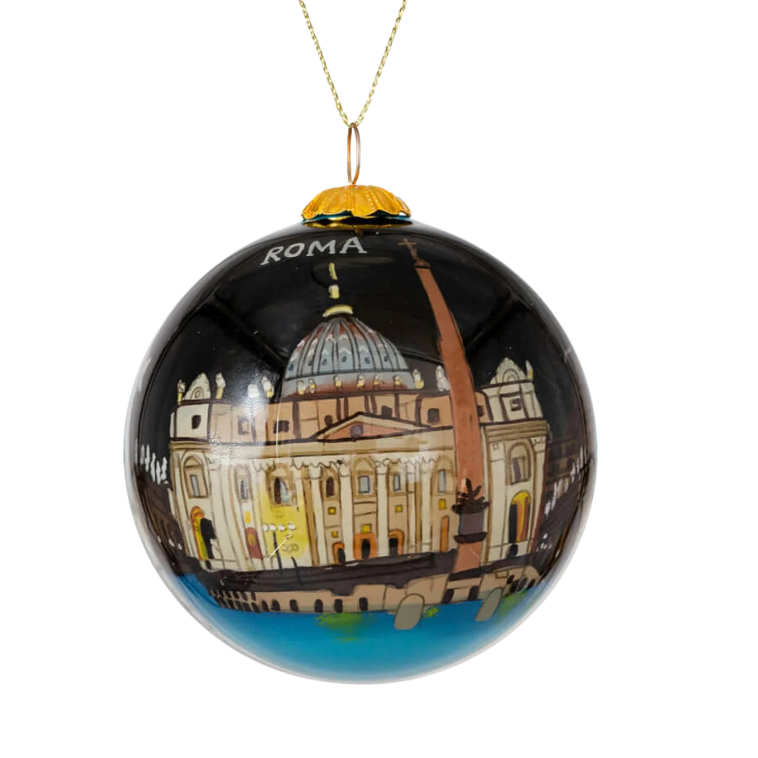 SAINT PETER'S SQUARE - CHRISTMAS BAUBLE - GLASS