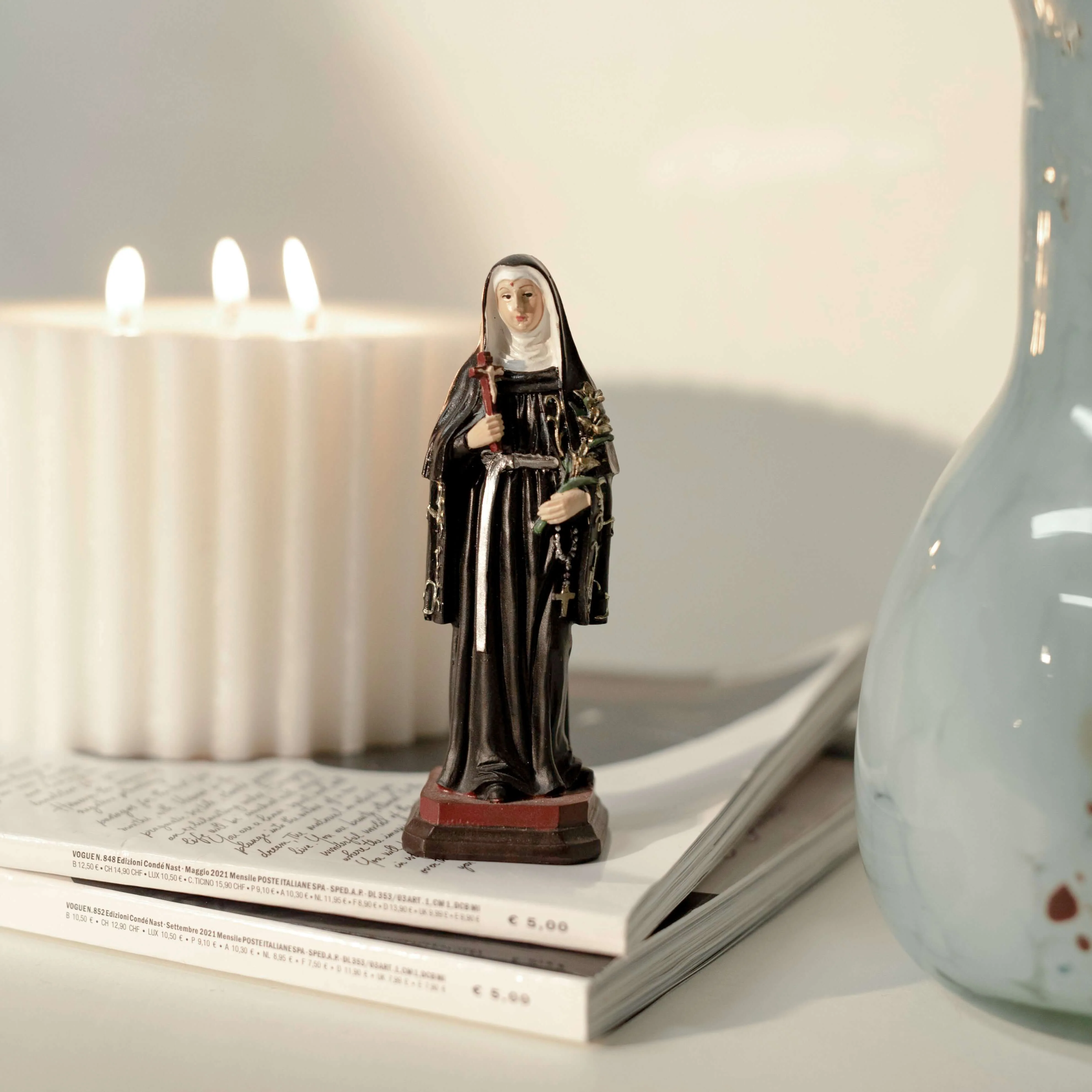 SAINT RITA OF CASCIA - STATUE - RESIN - Image 2