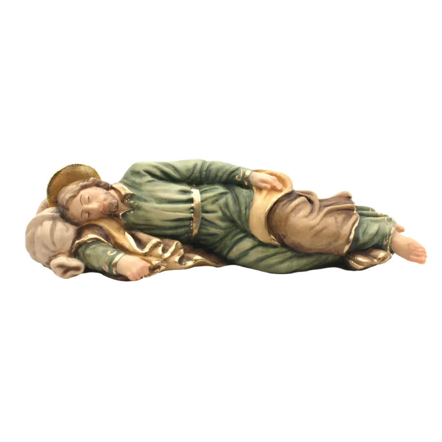 SLEEPING SAINT JOSEPH - STATUE - WOOD