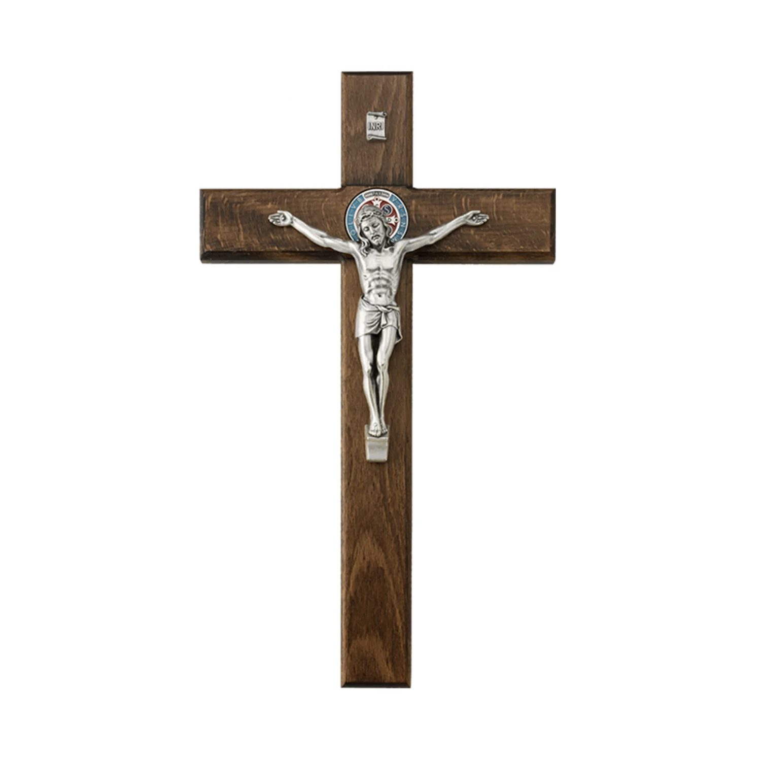 ST BENEDICT WALL CRUCIFIX - WOOD