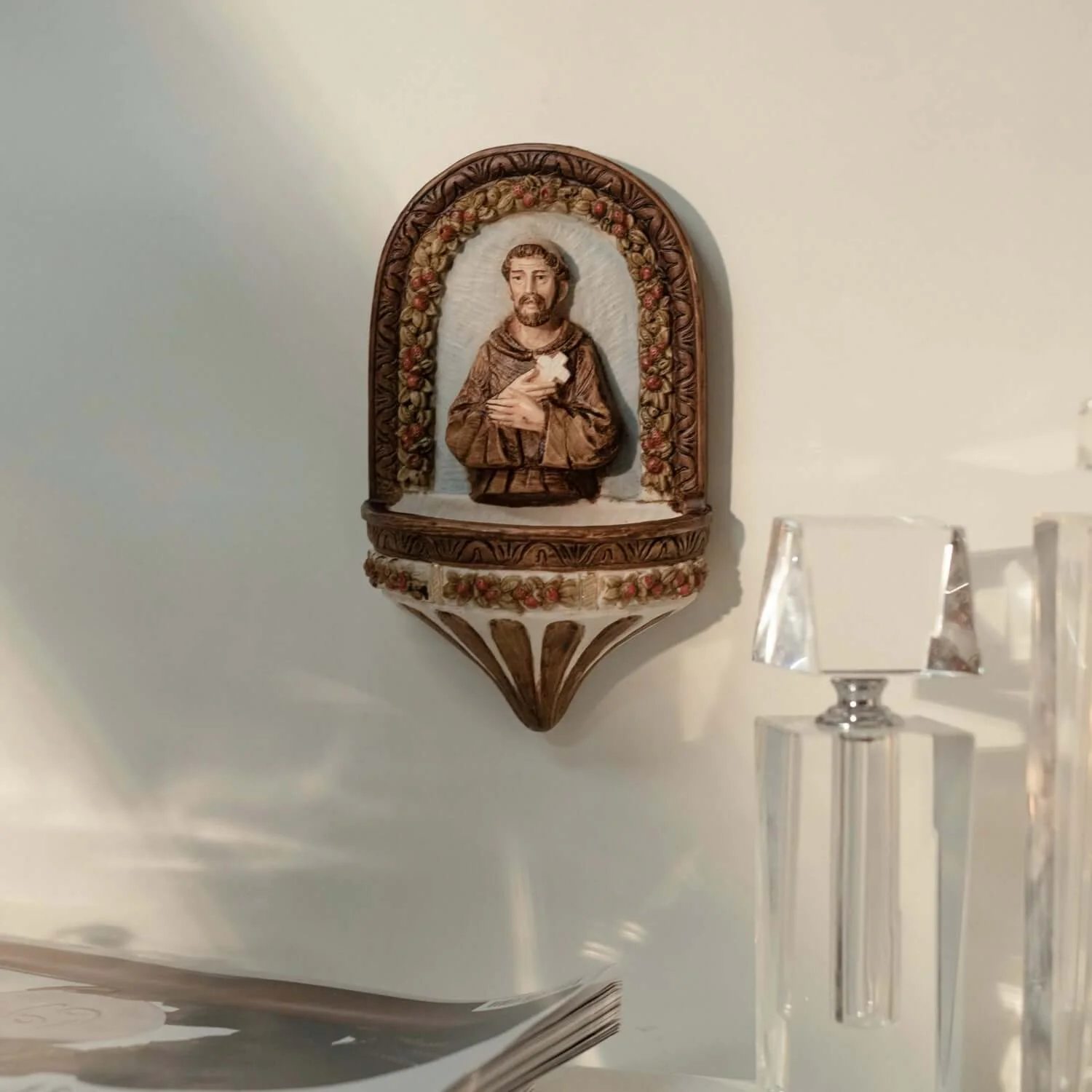 ST FRANCIS OF ASSISI - HOLY WATER FONT - Image 2
