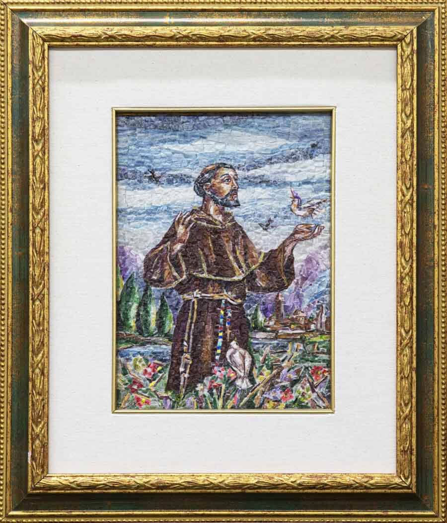 ST FRANCIS OF ASSISI MOSAIC