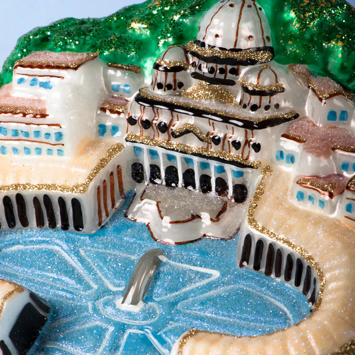 ST PETER'S SQUARE VATICAN - CHRISTMAS TREE DECORATION - GLASS - Image 4