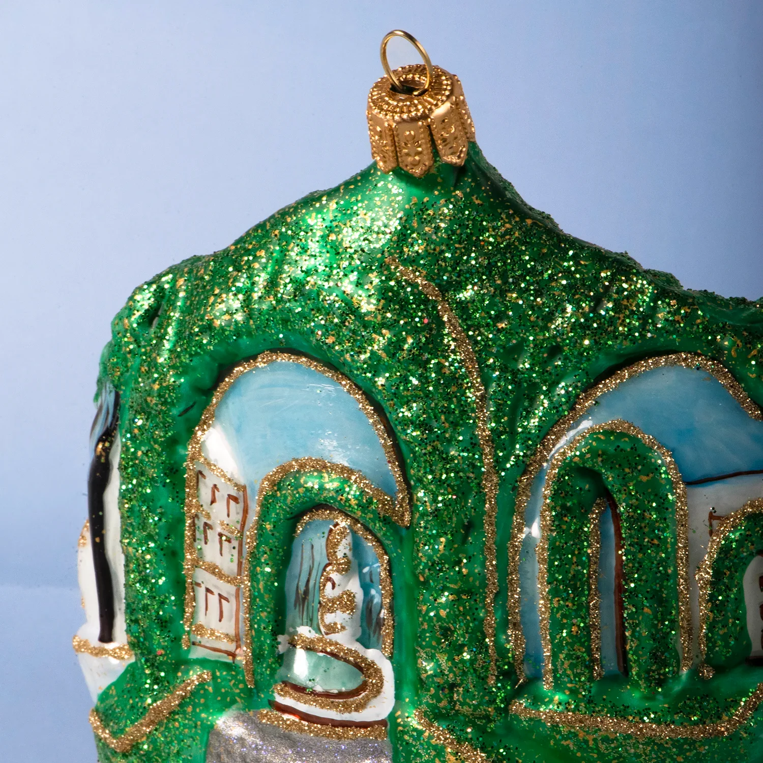 ST PETER'S SQUARE VATICAN - CHRISTMAS TREE DECORATION - GLASS - Image 5