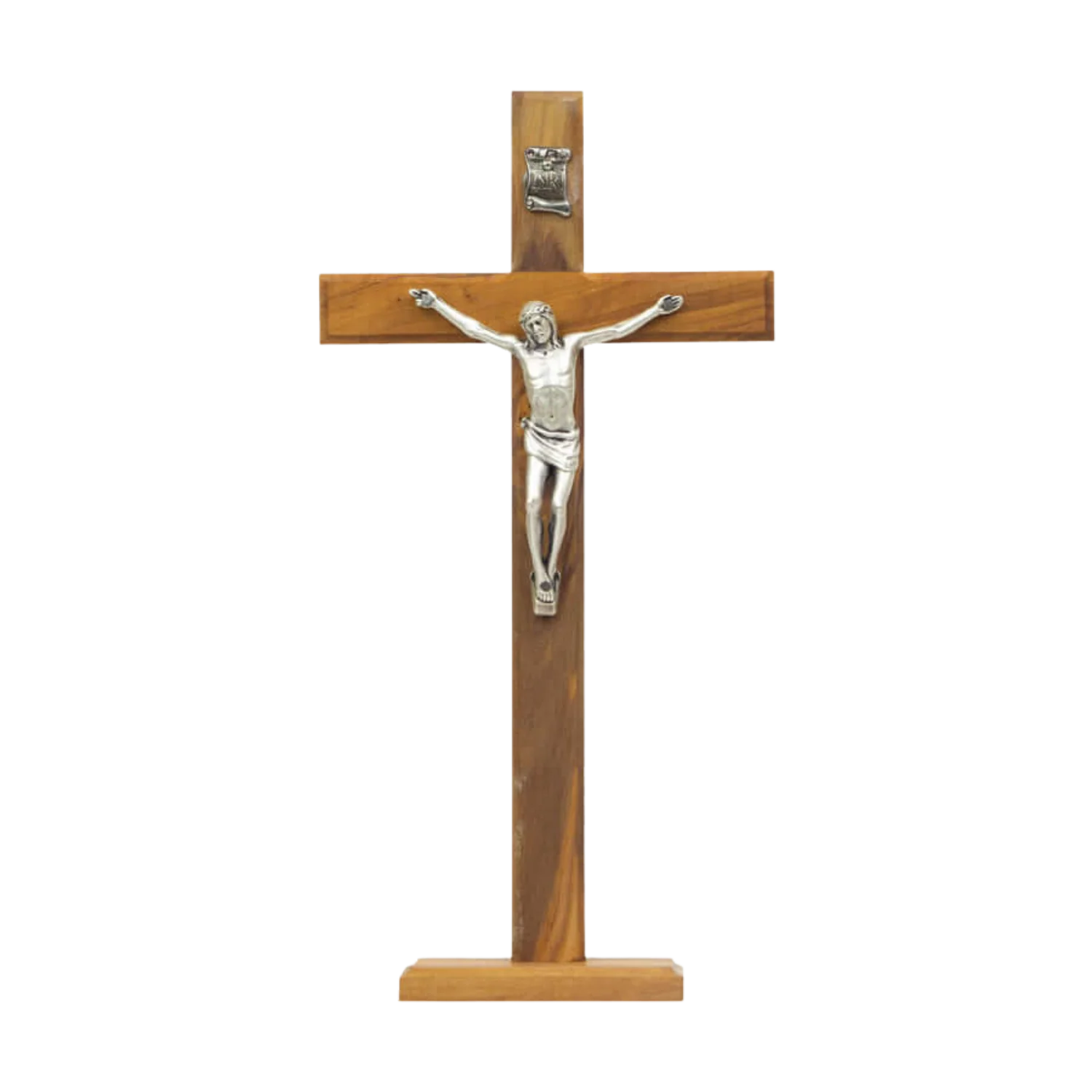 CLASSIC STANDING CRUCIFIX - OLIVE WOOD
