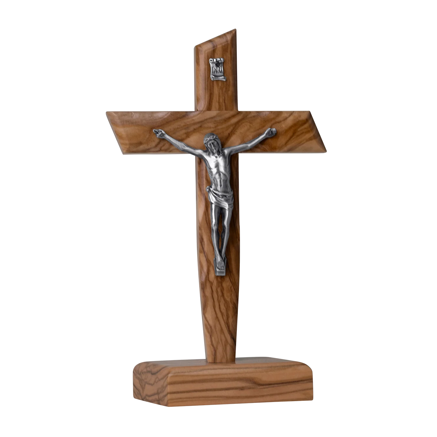 STANDING CRUCIFIX - WOOD AND METAL