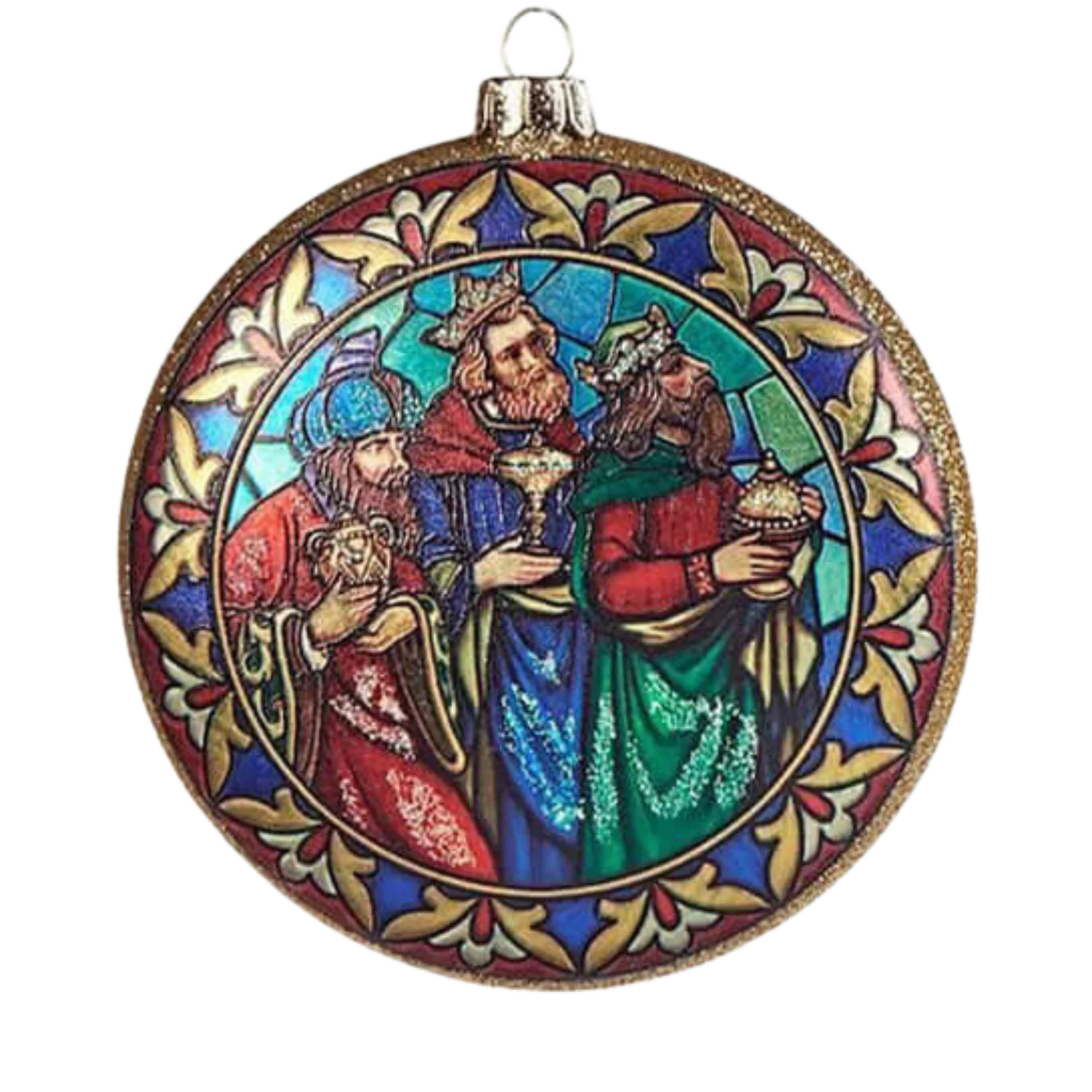 THREE WISE MEN - CHRISTMAS TREE DECORATION - GLASS