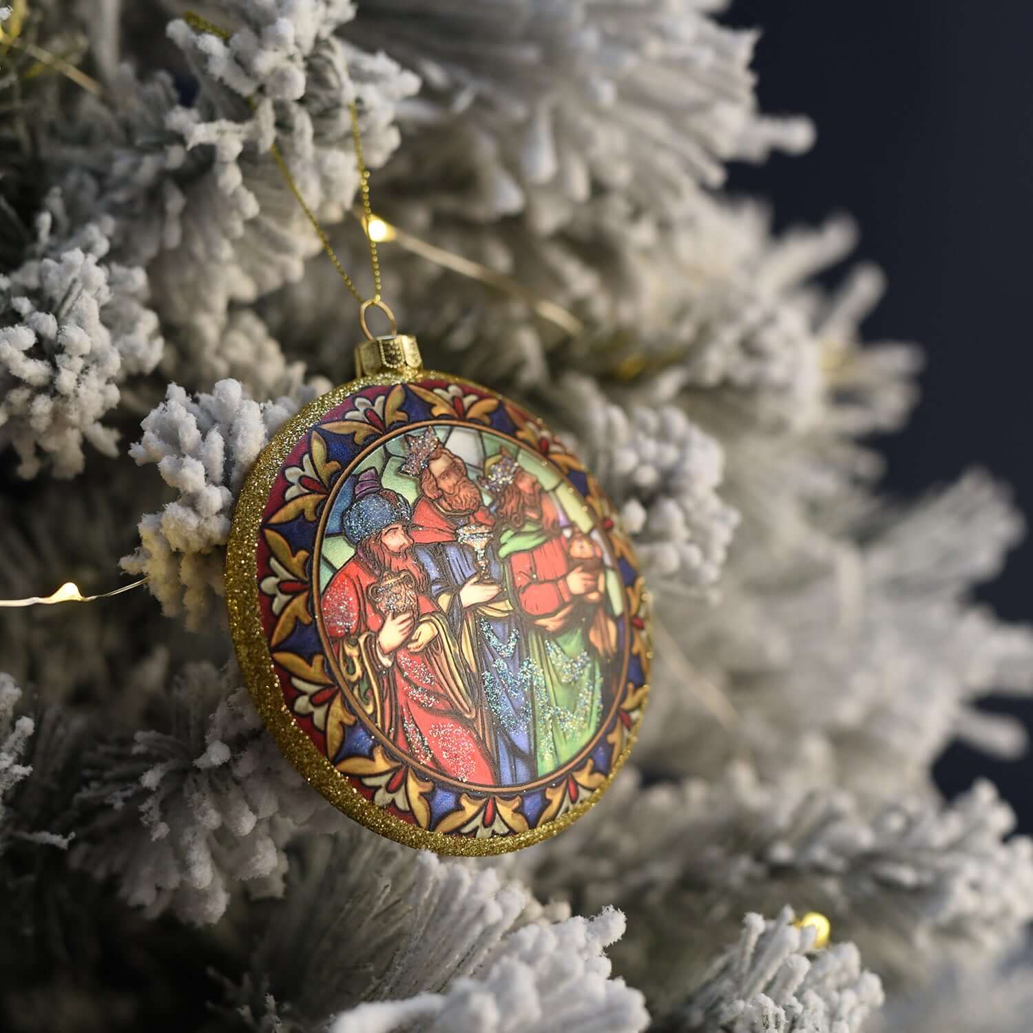 THREE WISE MEN - CHRISTMAS TREE DECORATION - GLASS - Image 2
