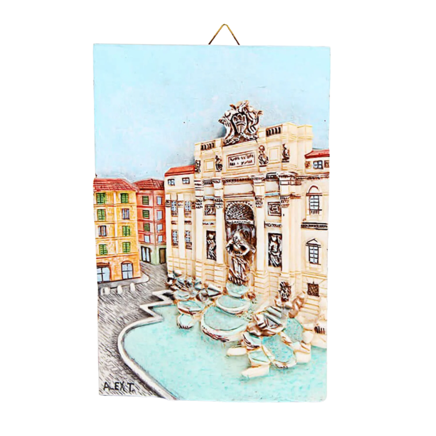 TREVI FOUNTAIN - PICTURE - MARBLE